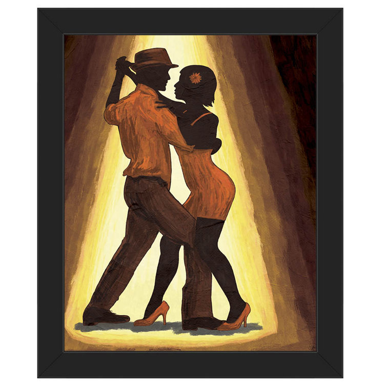 Click Wall Art " Spotlight In Orange " on Canvas Wayfair